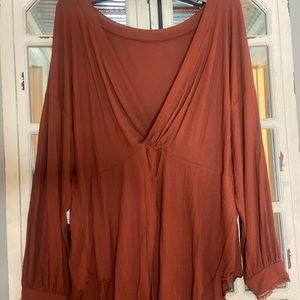 Free people long sleeve shirt